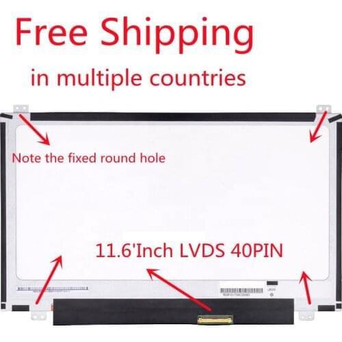 Multi-Country Free Shipping, B116XW03 V.2 N116BGE-L41, N116BGE-L42, Suitable For Acer Aspire One 722 725, Laptop