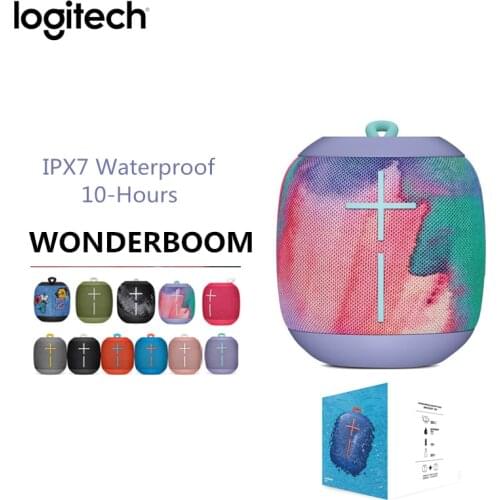 Logitech Ultimate Ears UE Wonderboom IPX7 Waterproof Portable Bluetooth Speaker 10 Hour Battery Life Surround 360 DEGREE Sound