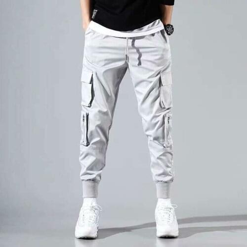 Cargo Pants Men 2021 Mens Streetwear Joogers Pants Black Sweatpant Male Hiphop Autumn Pockets Trousers Overalls