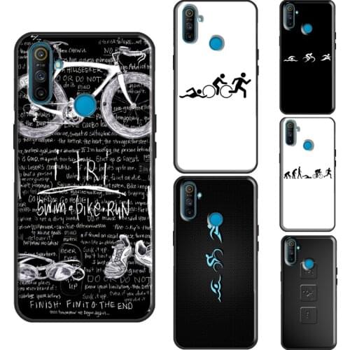 Triathlon Tri Life For Realme 8 Pro 6 7 Q3 Pro GT C21 C15 C3 Phone Case For OnePlus 9 Pro 8 Nord 7T 8T Cover