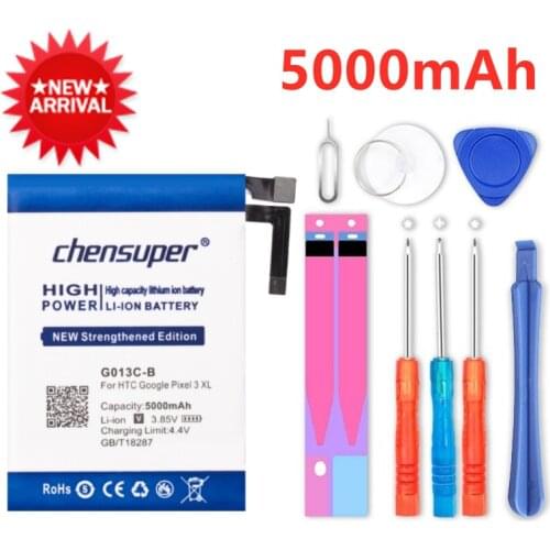 Chensuper G013C-B 5000mAh Battery for HTC Google G013C Pixel 3 XL,Pixel XL 3 Batteries