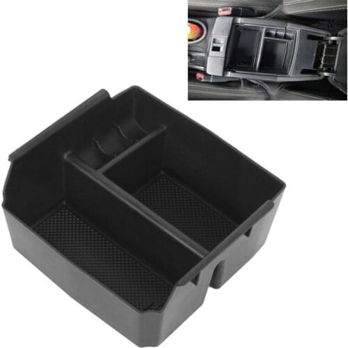 Black Car Interior Accessories Armrest Storage Box for Jeep Wrangler JK 2011-18