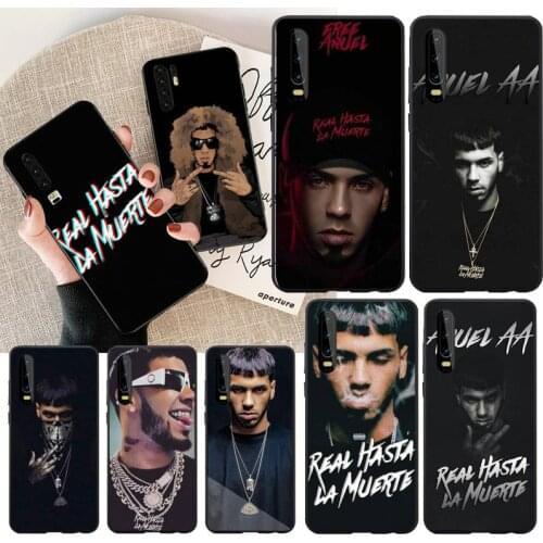 PENGHUWAN Rapper Anuel AA Real Hasta La Muerte TPU black Phone Case for Huawei Honor 20 10 9 8 8x 8c 9x 7c 7a Lite view pro