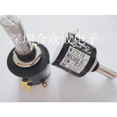 [VK] Japan COPAL M22S10 500R imported multi-coil precision potentiometer switch