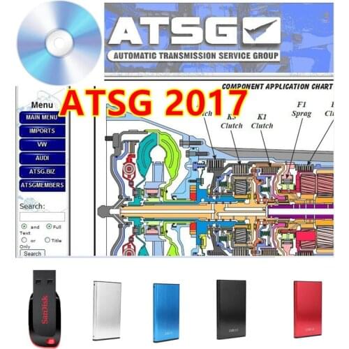 Automatic Transmissions Service Group Repair Information ATSG 2017 auto repair software car repair menu send USB Disk / 80gb HDD