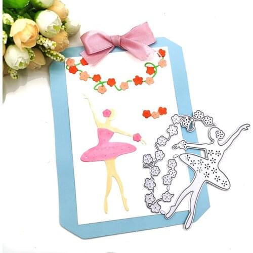 Julyarts Dance Die Cuts Scrapbooking Craft Dies Scrapbooking Greeting Cutting Dies Carbon Steel Embossing Stencil Card Cutting