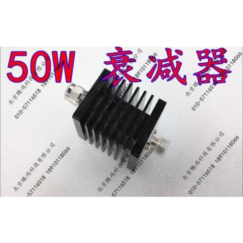 Attenuator RF 50W Attenuator N Type Coaxial Fixed Attenuator 3DB 6DB 10DB 15DB 20DB 30DB 40DB DC-3G Attenuator
