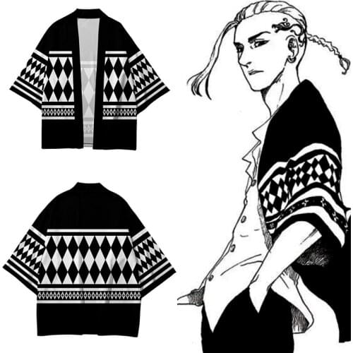 Anime Tokyo Avengers Tokyo Manji Gang Short-sleeved Shorts Manjiro Sano Cosplay Ryukiya Teraken Party Party Summer Costume