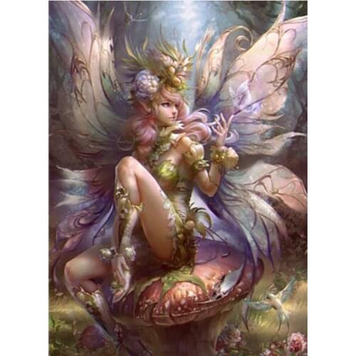 LaoJieYuan DIY Diamond Painting full drill pebble round Cross Stitch Kits Full Diamond Mosaic Crystal Diamond Embroidery Pattern