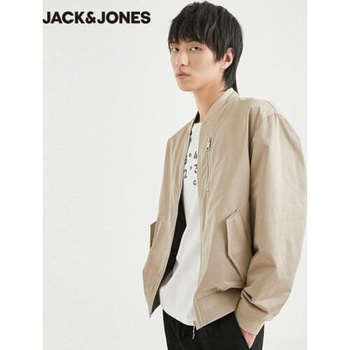 JackJones Mens Multi-pocket Baseball Jacket Short Coat 220121562