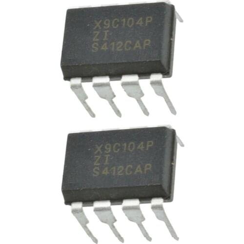 10PCS NEW X9C104P DIP-8 X9C104 Digital Potentiometer IC NEW