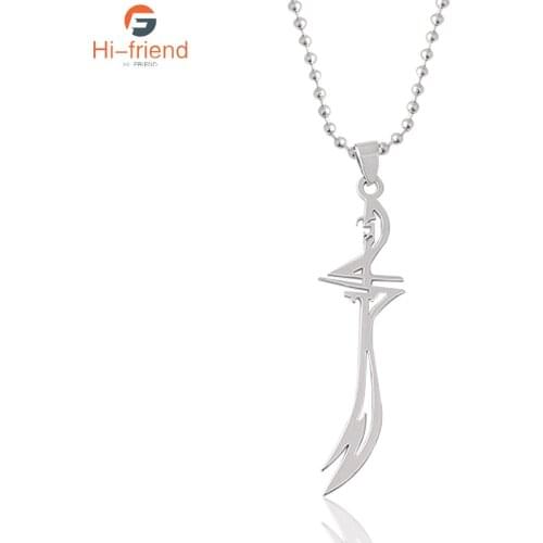 Hot Sell Sword of Imam Ali Necklace Islam Muslim Stainless Steel Pendant Necklace for Women Men Believer Ornaments Jewelry