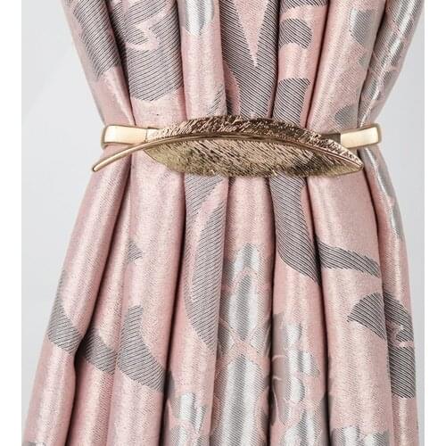 Curtain Bandage Eco-friendly Fadeless Metal Curtain Holdback Holder Decor for Dorm Electroplating Decoration Accessories