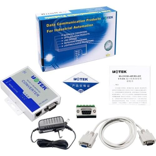 Industrial automation data transmission RS232 to RS485/422 converter two-way communication lightning protection