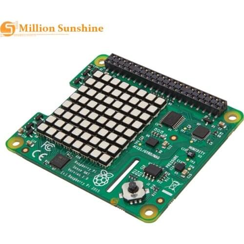 RASPBERRY-PI RASPBERRYPI-SENSEHAT Raspberry Pi Sense HAT with Orientation, Pressure, Humidity and Temperature Sensors