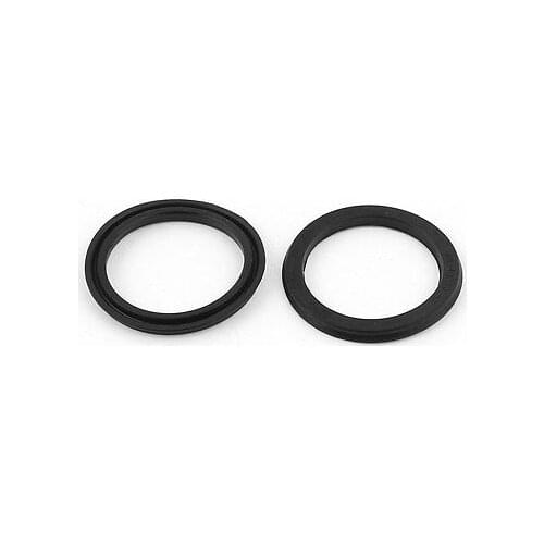 2pcs 40mmx30mmx5mm Rubber Air Seal Gaskets Black for Y2 Type Air Cylinder