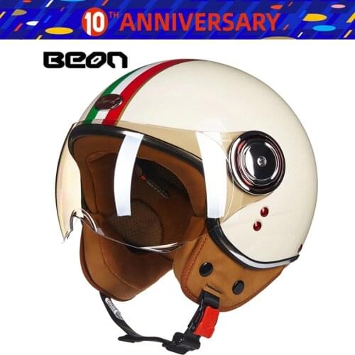 Free shipping 1pcs Vintage 3/4 Open Face helmet casco moto capacete Carbon fiber Retro Scooter Motorcycle Helmet