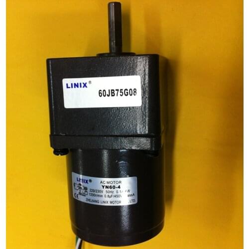 3 lines Constant speed LINIX Gear reducer motor 60JB75G08 YN60-4 Deceleration new original