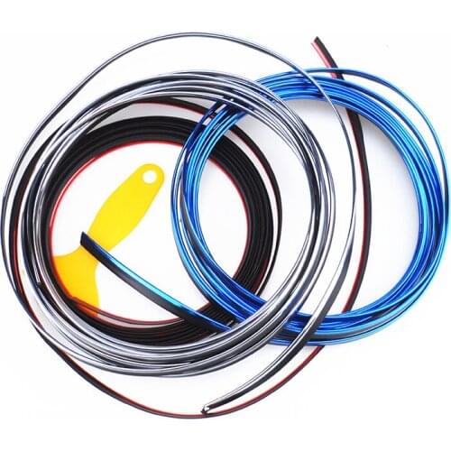 5m General DIY flexible Car interior molding trim strips FOR Honda Toyota Lexus Suzuki Mazda Nissan Teana X-Trail Qashqai Livina
