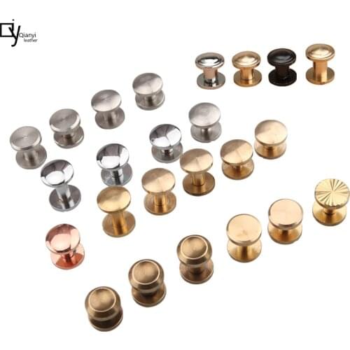 Stainless steel screw pure copper belt screw red copper screw belt belt screw creative screw retro screw