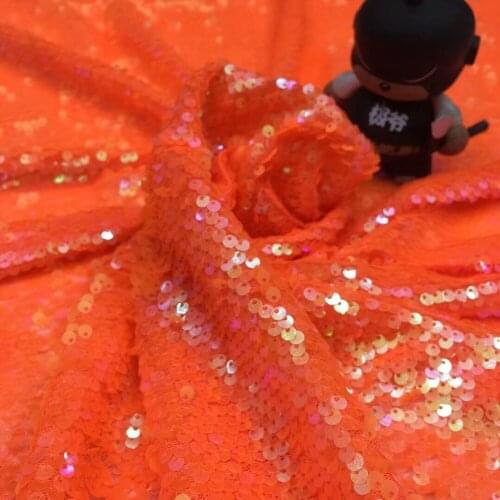 Sequins embroidery net lace SYJ-347 soft tulle mesh lace with sequins