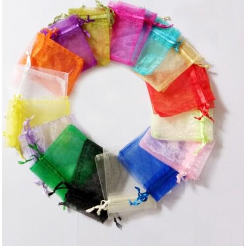 500pcs Organza Bag 30x40cm Drawstring Pouch Wedding/birthday/christmas Gift Bags For Jewelry Packaging Display Bags Storage Bag