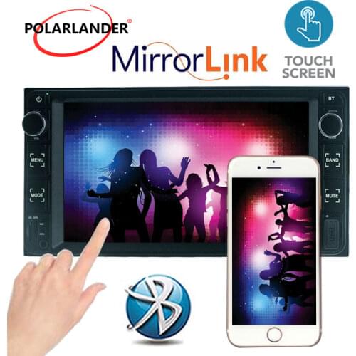 7 inch 2 Din ISO Interface Mirror Link TF AUX FM Radio USB Touch Screen Display USB FOR TOYOTA COROLLA 11-14 Mirror Link