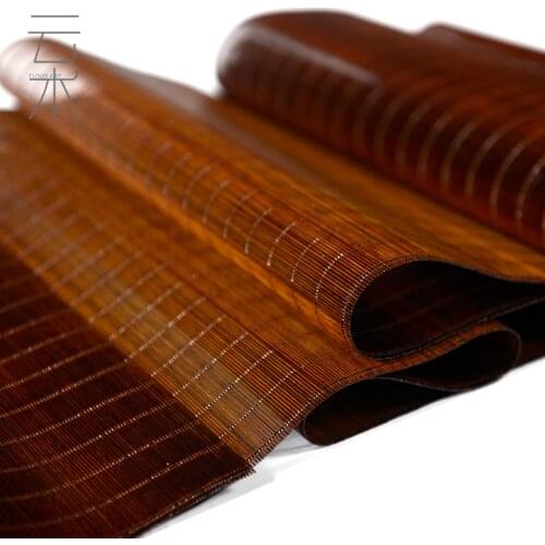 Large Paint Bamboo Mat Tea Mat Bamboo Bamboo Curtain Handmade Artist Vintage Classical Collection Valuable Hand Split Filament