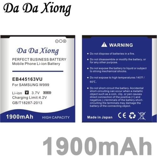 Da Da Xiong 1900mAh EB445163VU Battery for Samsung GT-S7530 GT-S7530E GT-S7530L Omnia M SCH-W999 SGH-W999