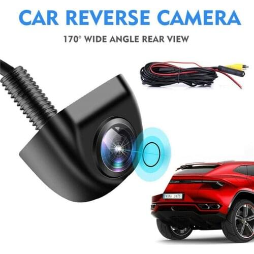 HD 180 Degree Car Reversing Camera Rear Front View Parking Backup Video Camera Waterproof Wide Angle Night Vision Parking Camera