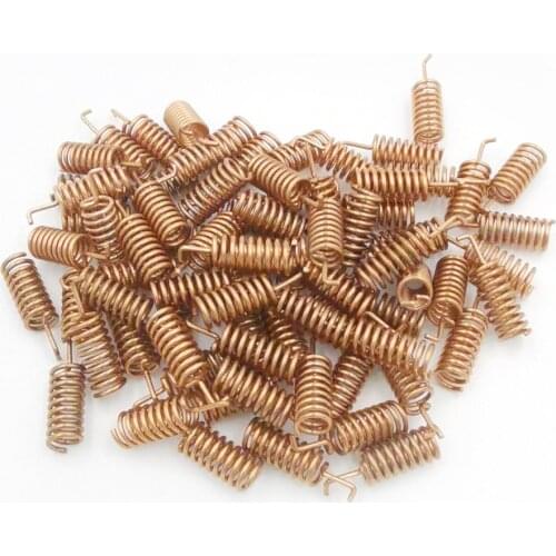 Customized phosphor copper / bronze 3dbi Internal PCB Spring 915 Mhz Coil Antenna 100PCS / batch