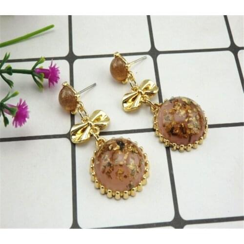 Of Qingdao act the role ofing is tasted exquisite sense of fashion, Japan and South Korea style earrings 120 shelves