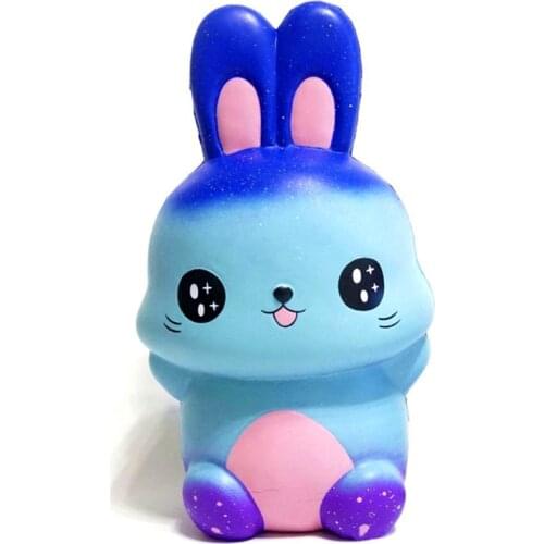Kawaii Squishy Toys For Kids Starry Rabbit Scented Squeeze Toy Squishies Slow Rising Jumbo Squishi Antistress Kids Toys 15*9*7CM
