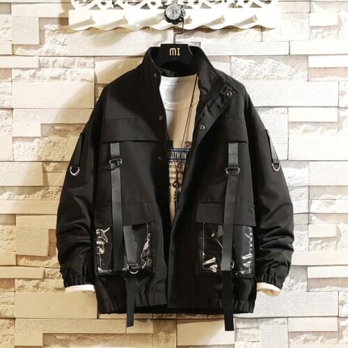 Mens Jackets And Coats Streetwear Bomber Jacket Men Windbreaker Fashions Clothes Male Jacket For Men