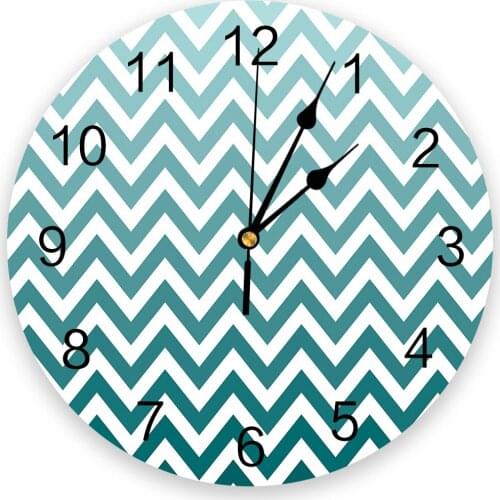Geometric Gradient Ripple 3D Wall Clock Modern Design Brief Living Room Decoration Kitchen Clock Art Wall Watch Home Decor