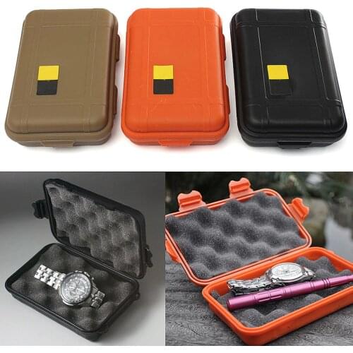 Pen Pencil Bags 1PC Large/Small Size Outdoor Shockproof Waterproof Airtight Survival Case Container Storage Carry Box