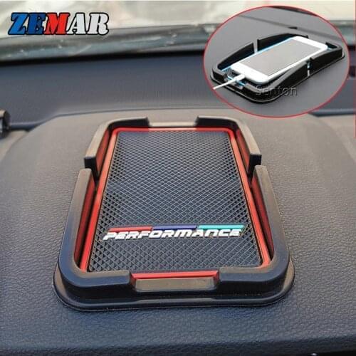 Performance Car Dashboard Anti-Slip Mobile Phone Pad For VW Passat B8 B7 B6 B5 Touareg Scirocco Jetta mk6 Volkswagen Tiguan mk2
