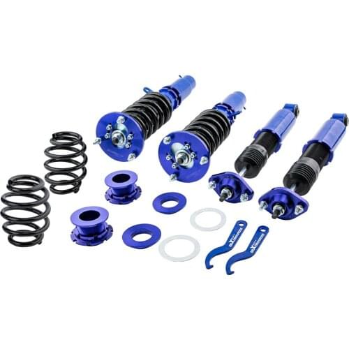 4pcs Coilover Coil Spring Struts For BMW 3 Series E46 320i 323i 325i 328i 330i M3 Estate Saloon 1999-2005