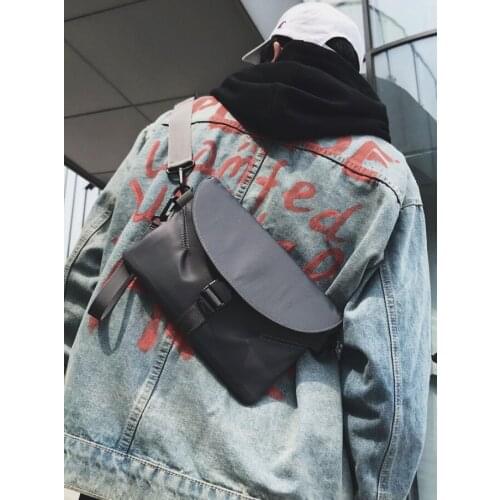 Versatile ins hot hiphop street style Messenger Bags shoulder bag unisex Multicolor hasp bag outdoor riding backpack