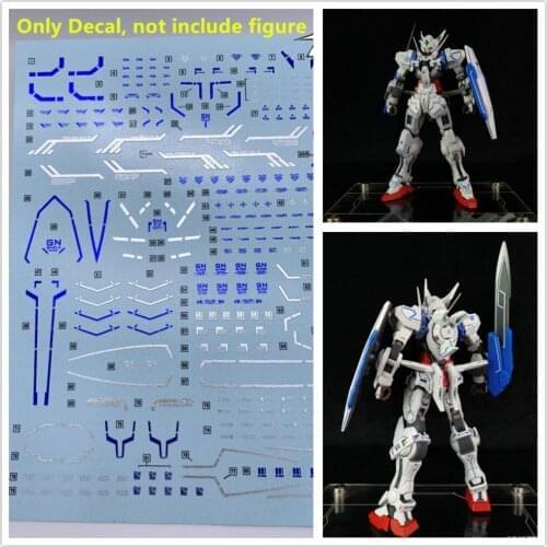 D.L high quality plating blue & silver Decal water paste GN09 For Bandai MG 1/100 GNY-001 Astraea Gundam DL125