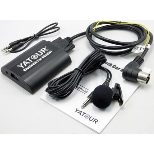 Yatour YT-BTA Bluetooth Car Kit For Volvo HU-xxx x70 vc70 c70 s40 s60 s80 v40 AUX IN USB Charging port Car Audio Mp3 Player