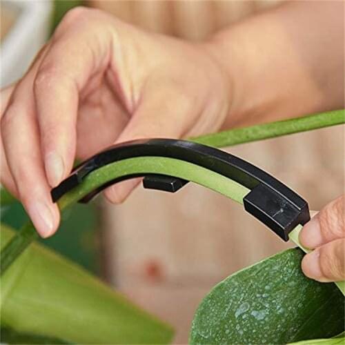 10PCS Black Plant Bender Clips Twig Clamps Branche Bender Plant Trainer Clip Plastic For Low Stress Training Curved Plant Bender