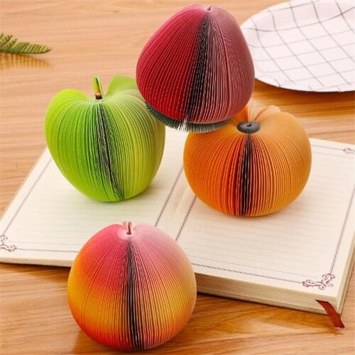 1 pcs Sticky notes DIY fruit vegetables Memo pads kawaii Sticker Post Bookmark Point It Marker Memo Sticker Paper