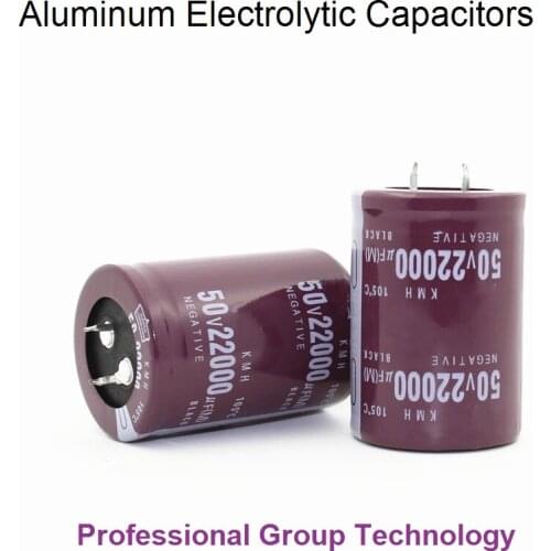 9pcs RC2 Good quality 50v22000uf Radial DIP Aluminum Electrolytic Capacitors 50v 22000uf Tolerance 20% size 35x50MM 20