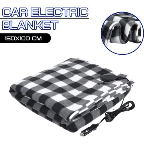 150x100 Cm Car Electric Blanket Seat Cover 12V Car Heating Blanket Energy Saving Warm Electric Heating Blanket Carpet Heated Mat