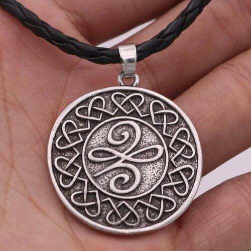 Free Ship 1pc Norse Statement Viking Necklace Men' Pagan Jewelry Amulet Symbol Slavic Punk Vintage Women Necklace Gift