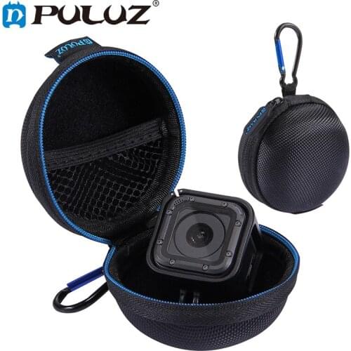 PULUZ Mini Storage Case Box with Carabine for GoPro HERO5 Session /4 Session / Session Action Camera Accessory Screw storage bag