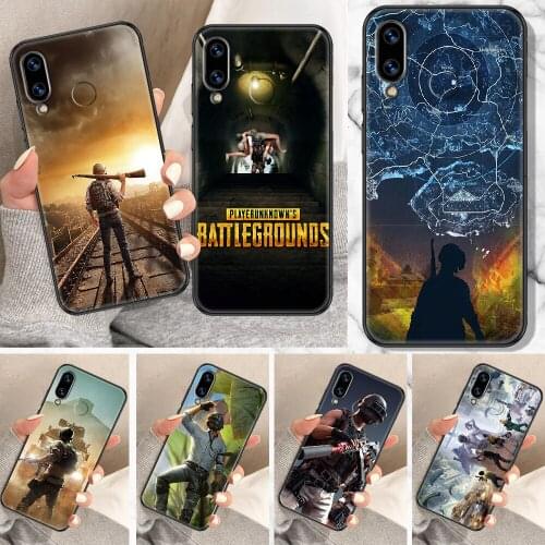 PUBG Game Phone Case For Huawei Honor 6A 7A 7C 8A 8X 8 9 9X 10 10i 20 Lite Pro black trend waterproof pretty prime soft hoesjes