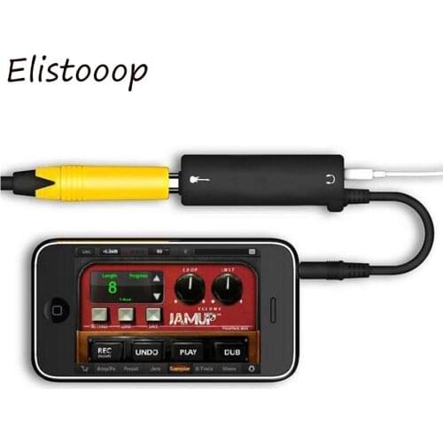 Newest Rig Guitar Link Audi AMP Amplifier Guitar Effects Pedal Convertor Adapter Cable Jack for iPhone iPad iPod