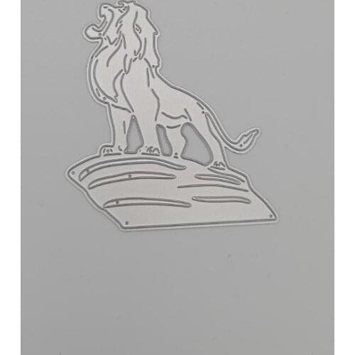 Mighty Lion Metal Cutting Dies Stencils Scrapbooking Decorative Embossing Folder Carbon Steel Paper Card DIY